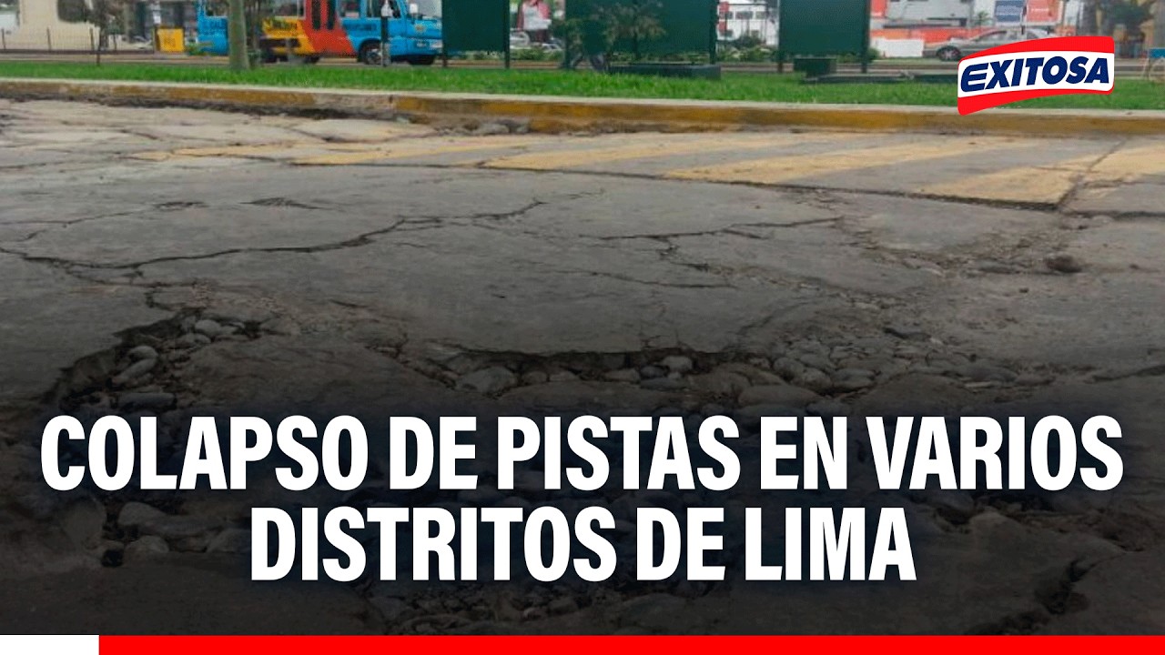 🔴🔵 Colapso de pistas en varios distritos de Lima pone en evidencia deficiente gestión municipal