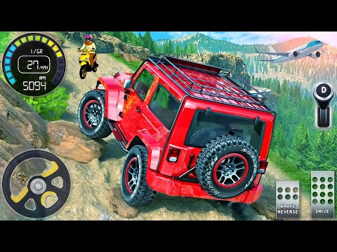 Offroad 4x4 Jeep Driving Simulator 2023 - Luxury SUV Uphill Drive 3D - Android Gameplay #2