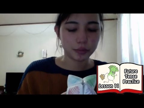 Lesson 11: Future tense activity