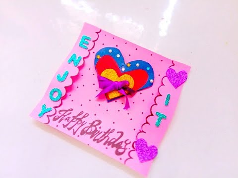 A Beautiful Birthday card idea for Boyfriend | Complete tutorial