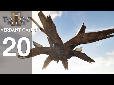 The Talos Principle 2 Platinum Trophy Gameplay Walkthrough Part 20 - Verdant Canyon Puzzle