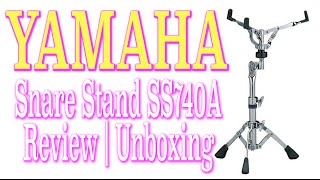 Video thumbnail for Yamaha Single Braced Snare Stand SS740A | Review | Unboxing - Ricky Molina by Ricky Molina