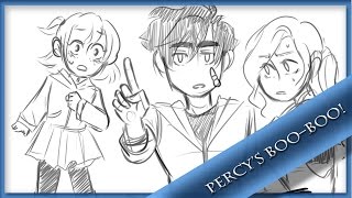 Percy's boo boo – Percy Jackson Comic Dub Drama