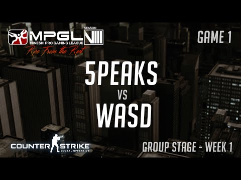 5Peaks vs WASD - Game 1 - Mineski Pro Gaming League S8 CS:GO - Game 1 - Week 1 [CACHE]