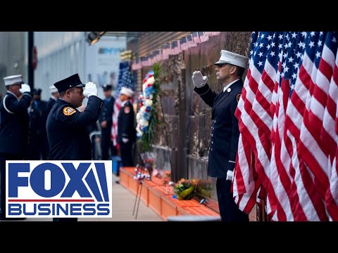9/11 Memorial Museum ceremony at the World Trade Center