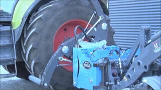 Handling tractor wheel using Easy Gripper 2160