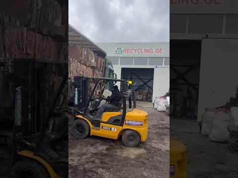Packaging waste - cardboard, paper, plastic, polyethylene