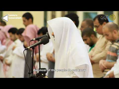 Surah Ghafir | verses 57-60 | Heart soothing recitation |  By Majed - Al zamil