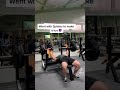 Benchpressing Noel Deyzel