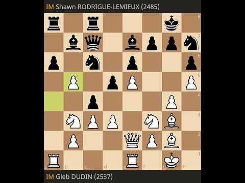 Gleb Dudin vs Shawn Rodrigue Lemieux- World Juniors Championship 2023, Round 11