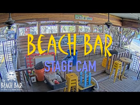 Beach Bar St. John Stage Cam live webcam
