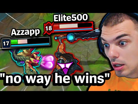 Azzapp VS Elite500 Duel of Wits on Midlane in KOREA CHALLENGER!