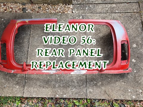 Classic Mini Restoration: Eleanor Video 56, Rear Panel Replacement