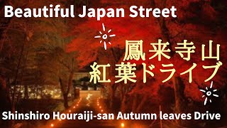 (4K) 鳳来寺山紅葉ドライブ Houraiji Autumn Leaves 4K drive
