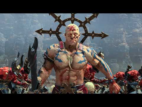 KHORNE vs GREENSKINS - TotalWar Warhammer 3