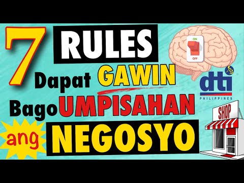 , title : '7 RULES NA DAPAT GAWIN BAGO UMPISAHAN ANG NEGOSYO | NEGOSYO TIPS
