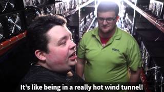 Touring a huge secret BitCoin mine under construction in the USA - @Barnacules