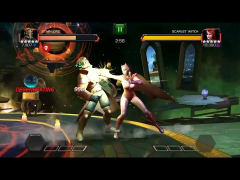 Marvel contest of champions map 6 fights degeneration and starburst nodes using SW SL