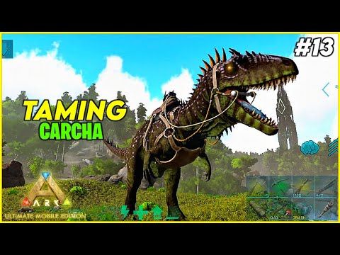 Taming My First Carcharodontosaurus! - ARK Survival Evolved [E13]