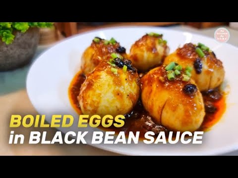 Satisfying Boiled Egg in Black Bean Sauce | Savory and Flavorful Recipe
