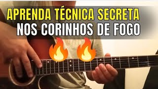 Como tocar corinho de fogo MAIS PROFISSIONAL. Aula de  violão
