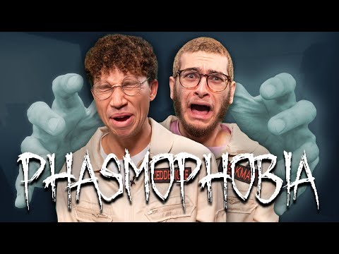 Getting scared playing Phasmophobia this Halloween