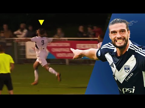 Andy Carroll Scores 2 on Debut in French 4th Division! 😂
