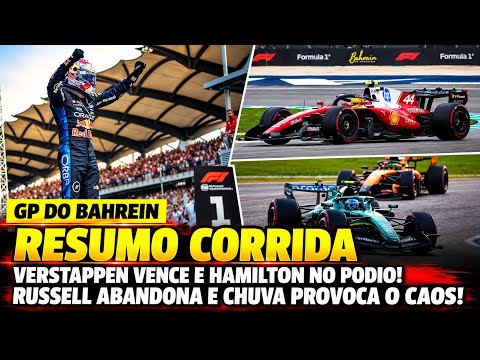 VERSTAPPEN VENCE E HAMILTON NO PODIO! RUSSELL ABANDONA ! GP DO BAHREIN