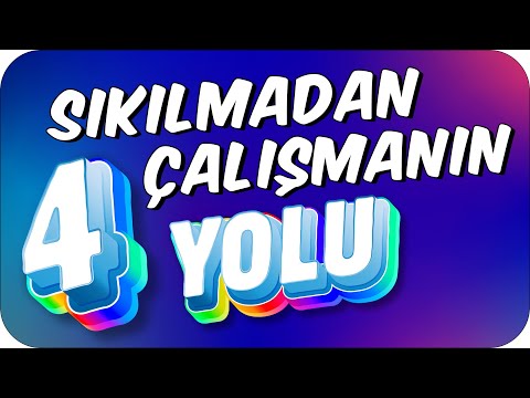 Ders Çalışma İsteğini Getiren 4 ETKİLİ TAKTİK❗ ✍🏻