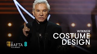 Baz Luhrmann Collects Catherine Martin's Costume Design BAFTA For Elvis | EE BAFTAs 2023