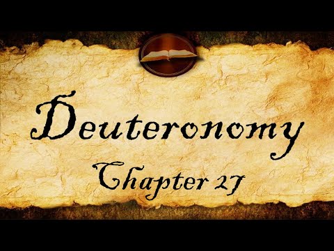 Deuteronomy Chapter 27 | KJV Bible Audio (With Text)