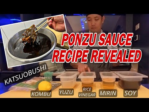 PONZU SAUCE RECIPE REVEAL