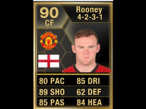 FIFA 13 IF Rooney 90 Player Review & In Game Stats Ultimate Team