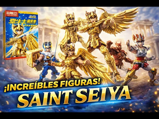 Vídeo relacionado con BLOKEES Figuras Saint Seiya Galaxy Versión 01 El Legado de Sagitario