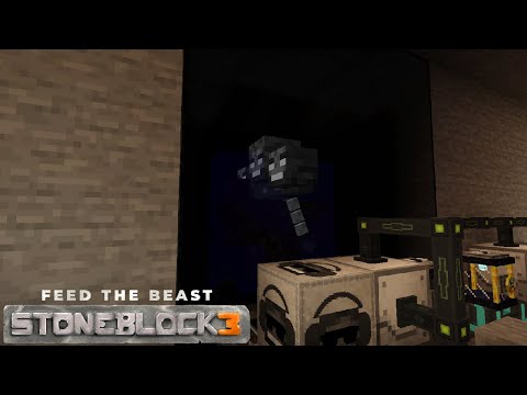 Wither Farm - EP13 - FTB StoneBlock 3 (Minecraft)