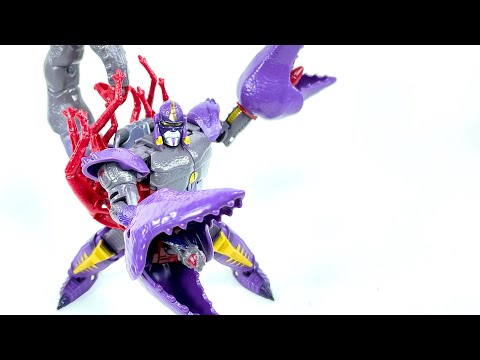 Transformers KINGDOM Scorponok Unboxing Chefatron Review