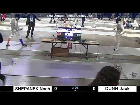 Strip 9 - 42nd Annual Temple Open 2022 - Men's Sabre Pool Round 1