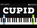 FIFTY FIFTY - Cupid | EASY Piano Tutorial