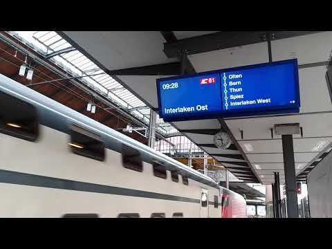 Pendolino TV#441 Basel SBB/ Gleis 7 / IC 61 Interlaken Ost / Re 460 + IC 2000