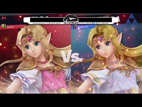 Quarantainment 13 Losers Semis - Andru (Zelda) Vs Cryptom (Zelda) Smash Ultimate - SSBU