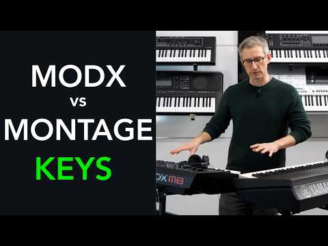 Yamaha MODX M8 vs Montage M8x: What’s the Difference in Key Action and Feel?