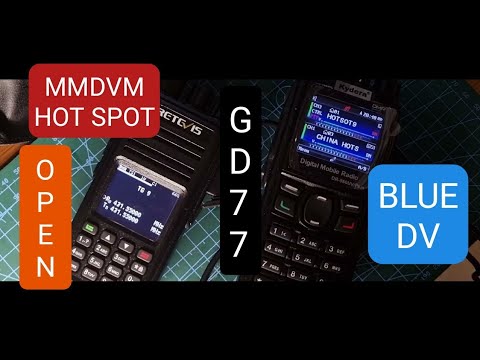 OPENGD77 - RT3S As Hotspot MMDVM Blue DV - PC