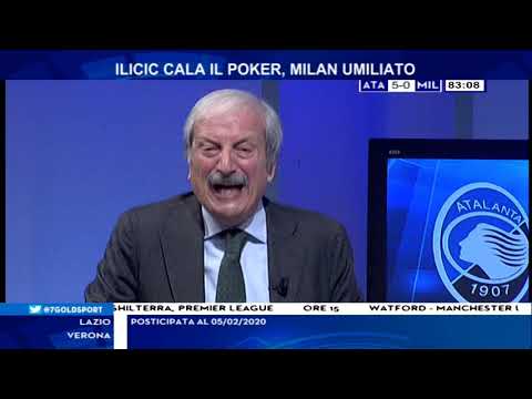 Atalanta beat Milan 5-0 with Tiziano Crudeli