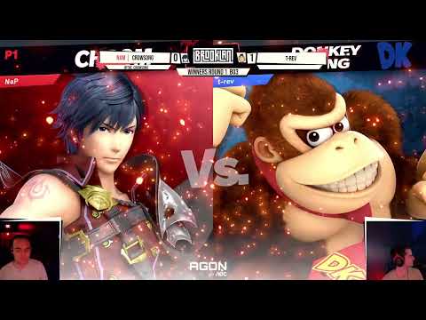 BrookLAN Brawls 48 - T-rev (Donkey Kong) v. NXM | Crowsong (Chrom) Winners Round 1