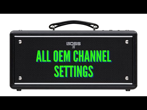 New Boss Katana AIR EX room sound | All OEM channel settings | EBMM Music MAN JP6 | Zoom Q2n