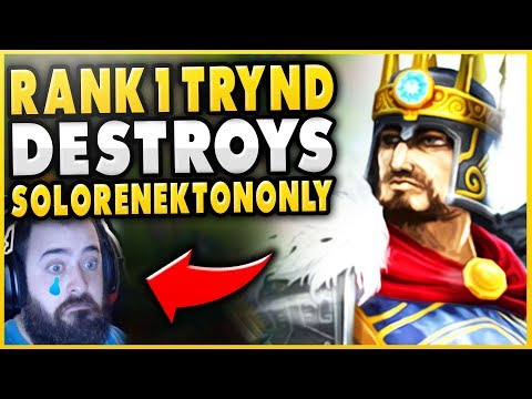 #1 TRYNDAMERE WORLD VS. SOLORENEKTONONLY! (TWITCH RIVALS) FT. YASSUO - League of Legends