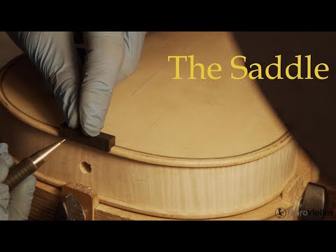 MAKING A VIOLIN | The SADDLE | Step 17 | Amati Model