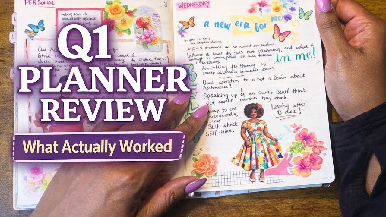 First Quarter Planner Review | What Worked + A5 Vertical Planner Update