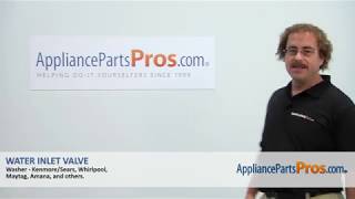 How To: Whirlpool, KitchenAid, Maytag Water Inlet Valve WPW10356257