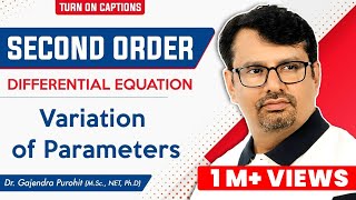 Variation of Parameter Method - Second Order Differential Equation | Gp